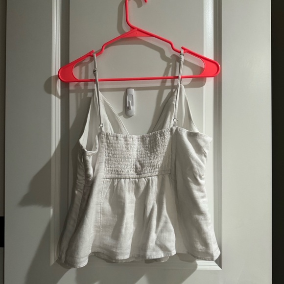 Abercrombie and Fitch Linen-Blend Beaded Cami - Picture 3 of 11